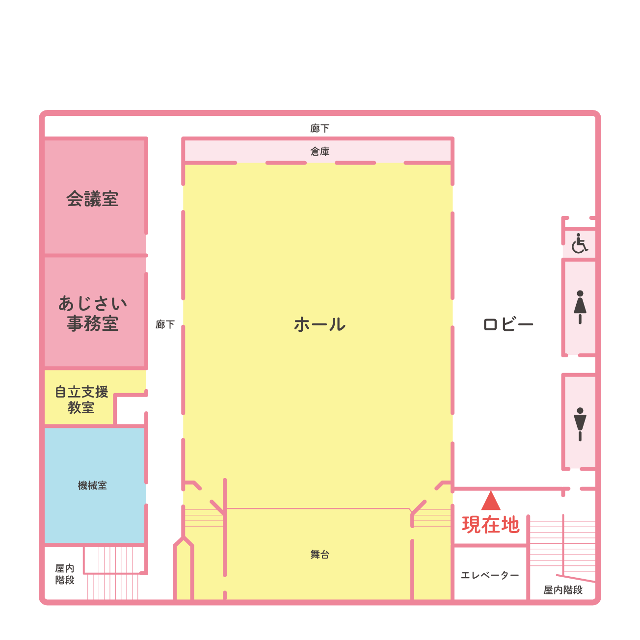 ４階のフロアマップ